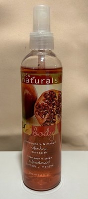 Avon Naturals Body Spray Pomegranate & Mango 8.4 oz