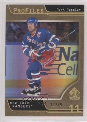2020 SP Signature Edition Legends Profiles Gold 11/49 Mark Messier #P-4 HOF 7ie