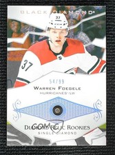 2018 Upper Deck Black Diamond Relic Rookie Gems Single 54/99 Warren Foegele 2rd