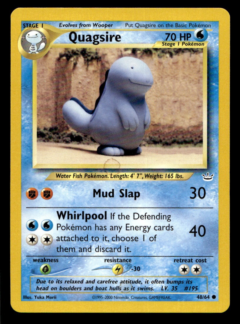Neo Revelation Quagsire #48/64 Pokémon TCG Single Card
