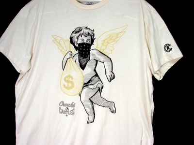 Crooks & Castles Cherub Bandana Graphic T Shirt Streetwear Mens
