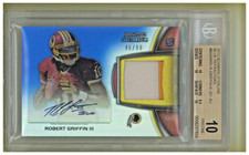 2012 Bowman Sterling Robert Griffin III Blue Refractors #BSARRG BGS 10 RC /99