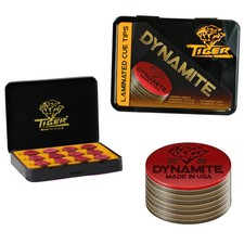 Tiger Dynamite Laminated Pool Cue Tip 14mm Qty 1 Tip
