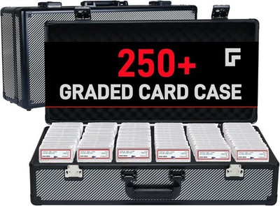 6 Row TSA Combination Lock Graded Card Storage Case for PSA Cards