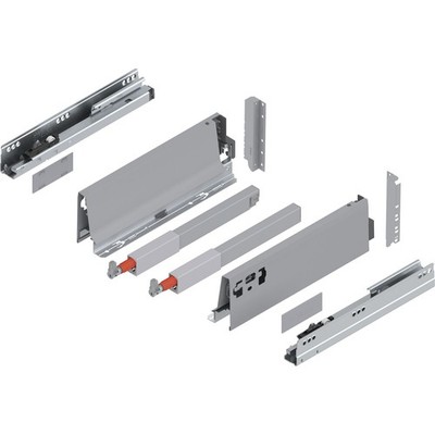 Blum Tandembox antaro D-Reling | 1 Paar, 30kg 270mm | Vollauszug Blumotion, grau