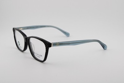 NEW ANN TAYLOR PETITE ATP821 C01 BLACK GREEN EYEGLASSES FRAMES WOMEN 50-14-130