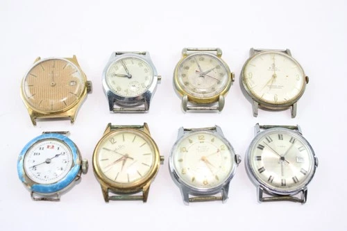 Mens Assorted Vintage Mechanical Watches Avia Timex SPARES/REPAIRS x 8
