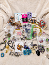 2.15lb Huge Lot of Costume Jewelry - 99 Wearable/Resellable - Lot B