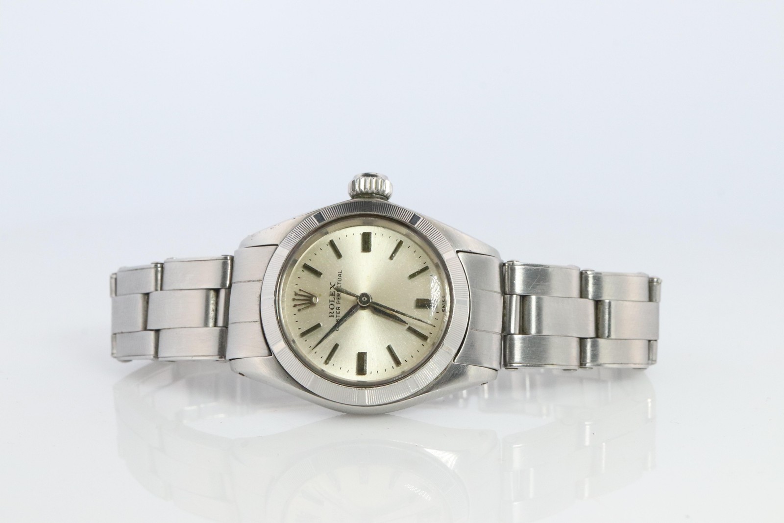 Genuine Rolex Oyster Perpetual Watch. Ladies ROLEX 6623 Automatic Wristwatch.