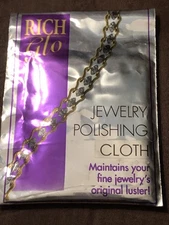 Vintage jewelry polishing cloth Reusable New Old Stock