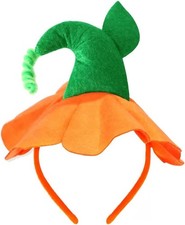 Pumpkin Headband Pumpkin Hat Headwear Halloween Costume Accessory