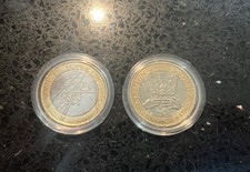 Olympic 2008 Centenary & Beijing £2 Two Pound Coins Excellent Cond Shiny Capsule