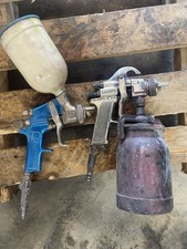 Sharpe Paint Spray Air Guns With Paint Can Vintage 2 Lot Sharpe Paint Spray Air Guns With Paint Can Vintage 2 Lot