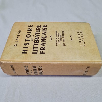 (Lanson) Geschichte der französischen Literatur 1959 Libraire Hachette