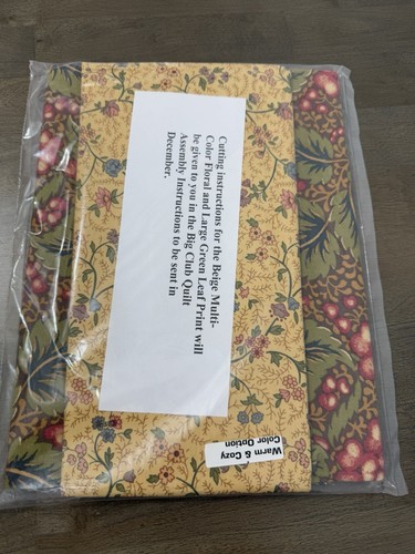 Thimbleberries Quilt Club September 2007 Newsletter & Fabric Sealed New - Picture 8 of 9