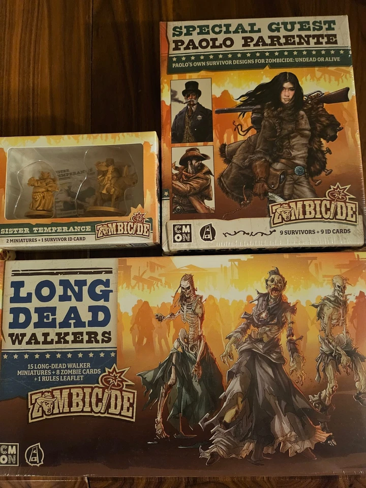 Lote extra Zombicide Undead or Alive Running Wild Long Dead Walkers Paolo Parente Foto 3 de 3