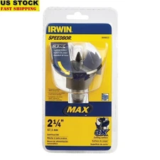 Hardened Steel Hole Cutter 2-1/4in Cutting Bit 5in Length Quick Change Shank New