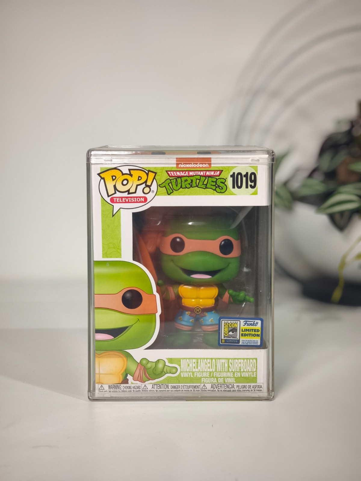 Figurine Michelangelo N°1019 Tortues Ninja détails authentiques