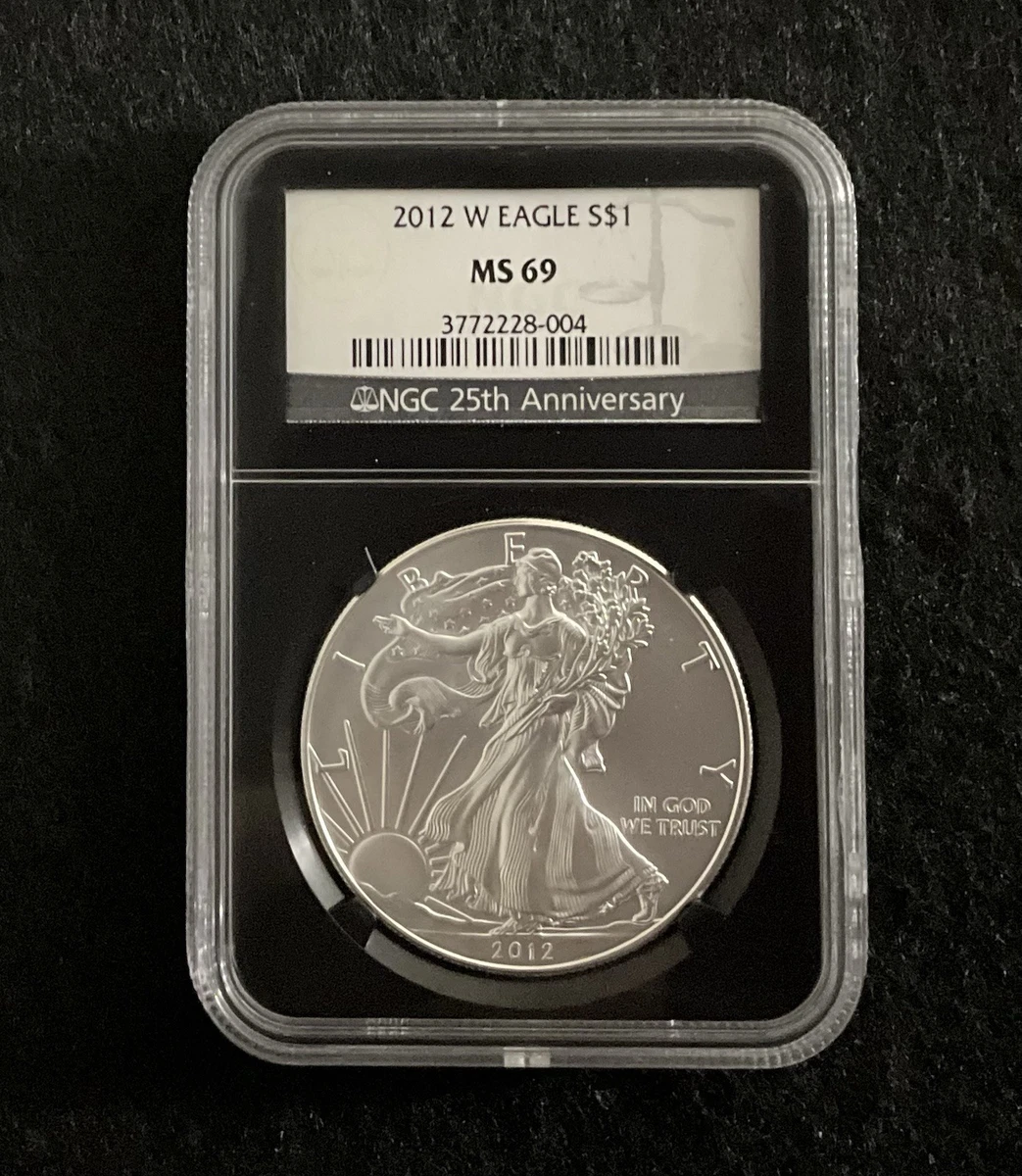 American Eagle MS 69 Graded 2012 Silver Bullion Coins for sale | eBay