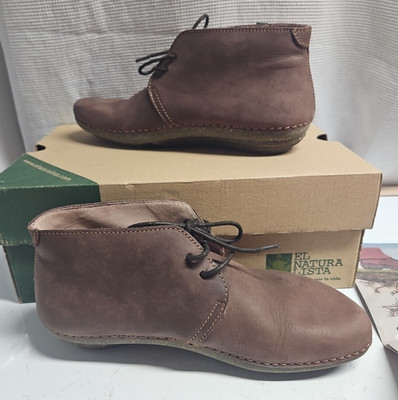 El Naturalis Lista Arizona brown Torcal Women laced up CHUKKA boots 36/5.5-6 US