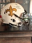 Drew Brees full size authentic autographed lunar helmet