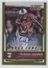 2016 Score Rookies Gold Zone Signatures 30/50 Pharoh Cooper #367 Auto 0b2