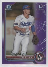 2022 Bowman Draft Chrome Purple Refractor 227/250 Sean McLain #BDC-50 n1u