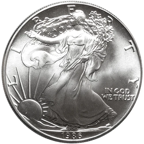 1986 $1 American Silver Eagle 1 oz Brilliant Uncirculated