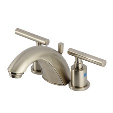 Kingston Brass FB895.CML Manhattan 1.2 GPM Widespread Bathroom - Nickel