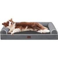 Hundebett OrthopäDisch Waschbar Grosse Hunde MittelgroßE Hunde Dunkelgrau