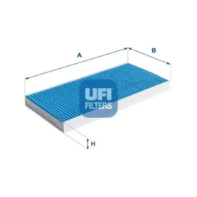 Filtro abitacolo con effetto antibatterico 34.146.00 UFI per MERCEDES-BENZ