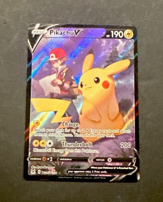 2022 POKEMON LOST ORIGIN PIKACHU V TRAINER GALLERY HOLO ULTRA RARE TG16/TG30