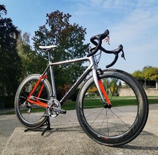 Cannondale SUPER-SIX EVO HiMod CHROME FLUO-RED Custom Paint ZIPP 404 / UNIQUE