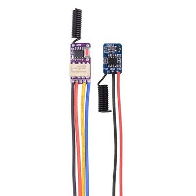 DC 3.7V-12V Mini Relay Wireless Remote Switch 433mhz RF Transmitter Momentary