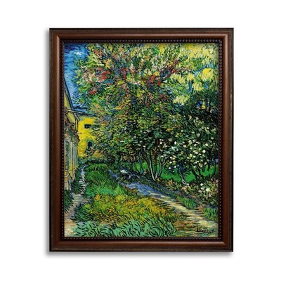 codiarts. 3D Relief Kunstdruck Vincent van Gogh Garten der Anstalt Saint-Rémy 40