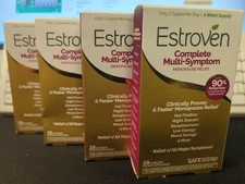 4-Pk Estroven Women Complete Multi-Symptom Menopause Relief Supplement 28 Count