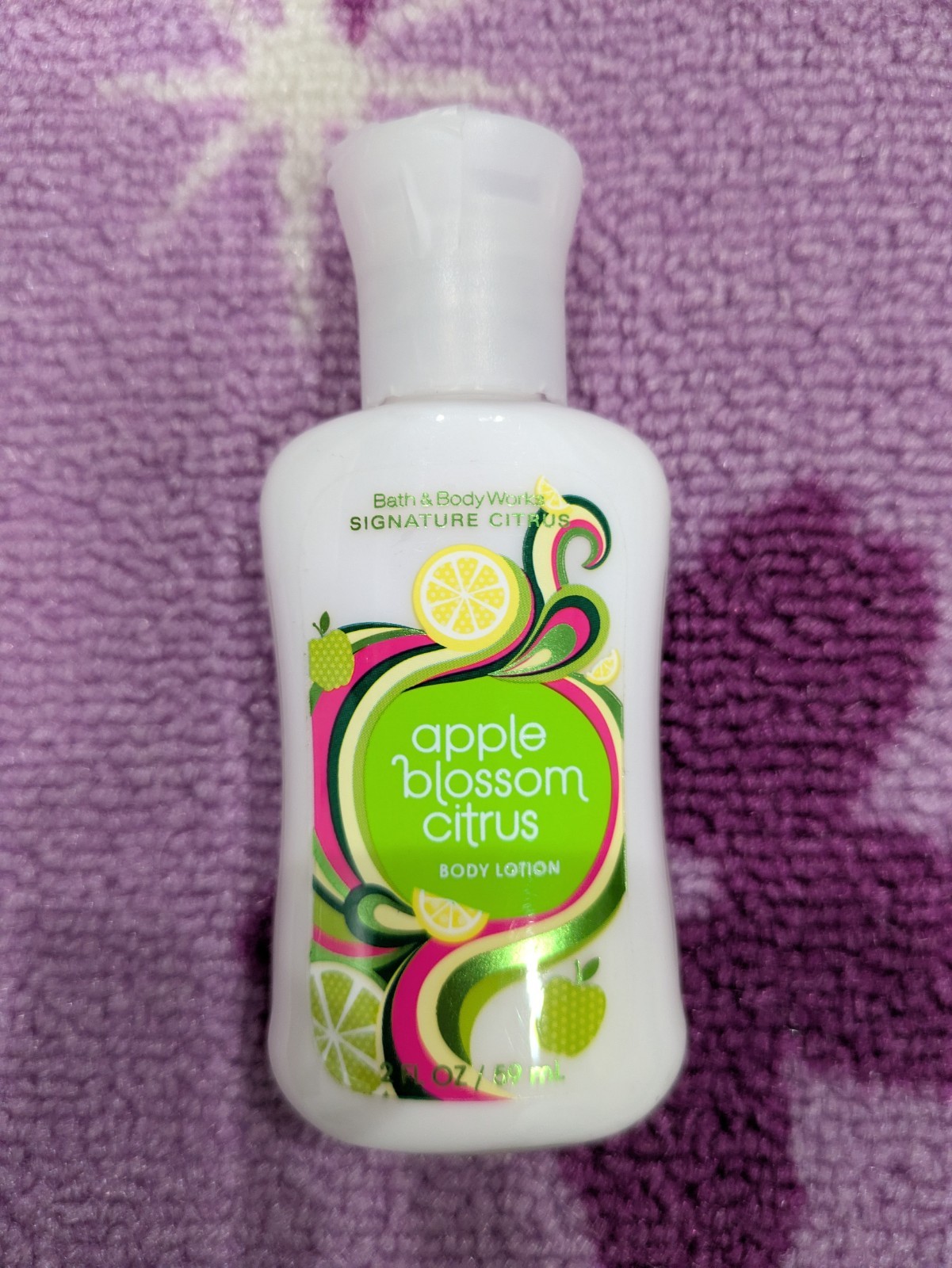 Bath And Body Works Apple Blossom Citrus 2 OZ Body Lotion 