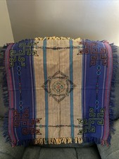Decorative Textile Mexican Serape Scarf 29 x29