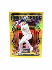 KRISTIAN CAMPBELL Rookie 2025 Select Baseball Phenomenon Gold Prizm /10 Boston
