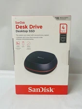 SanDisk SDSSDT40-4T00-NA25 Desk Drive Desktop SSD, 4TB- NEW/SEALED