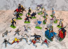 Vintage Britains Deetail Medieval Knight Toy Soldiers Timpo Jousting Knights 25