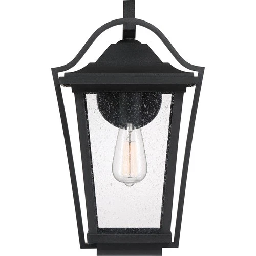 Darius 1-Light Outdoor Wall Lantern in Earth Black - Picture 3 of 6