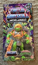 Mattel MOTU x TMNT Turtles of Grayskull Michelangelo Action Figure