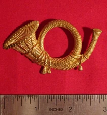 CIVIL WAR 1851 FEDERAL OFFICERS INFANTRY BRASS HAT INSIGNIA 3"w