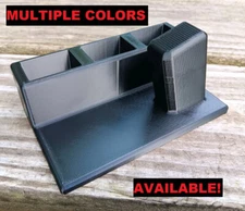 Glock 17 19 23 26 27 Pistol Display Stand & Mag Holder – Fits 3 Mags – 7 Colors