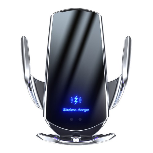 Wireless Automatic Clamping Smart Sensor Car Phone Holder Fast Charger Mount 15W - Picture 26 of 26