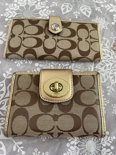 coach wallet with checkbook holder