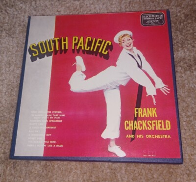 VERY GOOD CONDITION vtg REEL TO REEL 4 TRACK SOUTH PACIFIC Frank Chacksfield