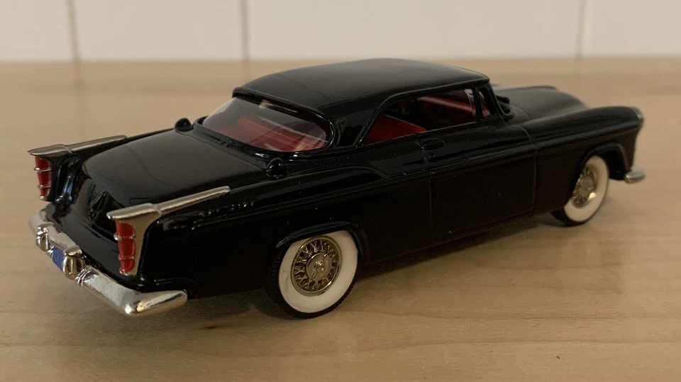 Chrysler C-300 Brooklin Models 1:43 BRK 19 - 1955 - negro con interior rojo 1/200 Foto 2 de 4