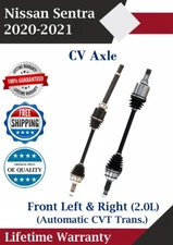 New OE Front CV Axles For 2020-2021 Nissan Sentra 2.0L Automatic CVT Trans.